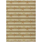 Indoor/Outdoor Seabreeze SZ12 Beige Washable 3' x 5' Rug