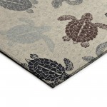 Indoor/Outdoor Seabreeze SZ13 Beige Washable 3' x 5' Rug