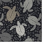 Indoor/Outdoor Seabreeze SZ13 Black Washable 1'8" x 2'6" Rug