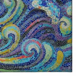 Indoor/Outdoor Seabreeze SZ14 Indigo Washable 9' x 12' Rug