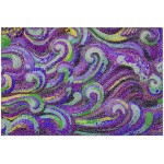 Indoor/Outdoor Seabreeze SZ14 Violet Washable 1'8" x 2'6" Rug