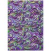 Indoor/Outdoor Seabreeze SZ14 Violet Washable 10' x 14' Rug