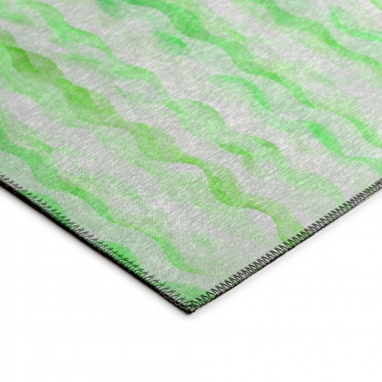 Indoor/Outdoor Seabreeze SZ16 Cactus Washable 3' x 5' Rug