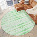 Indoor/Outdoor Seabreeze SZ16 Cactus Washable 8' x 8' Round Rug