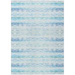 Indoor/Outdoor Seabreeze SZ16 Denim Washable 10' x 14' Rug