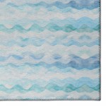 Indoor/Outdoor Seabreeze SZ16 Denim Washable 5' x 7'6" Rug