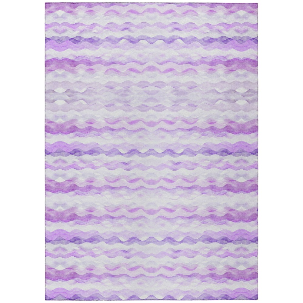 Indoor/Outdoor Seabreeze SZ16 Violet Washable 10' x 14' Rug