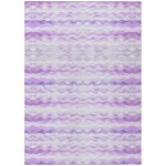 Indoor/Outdoor Seabreeze SZ16 Violet Washable 3' x 5' Rug