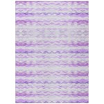 Indoor/Outdoor Seabreeze SZ16 Violet Washable 8' x 10' Rug