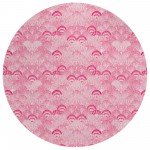 Indoor/Outdoor Seabreeze SZ2 Blush Washable 8' x 8' Round Rug