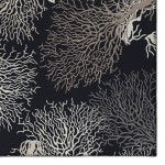 Indoor/Outdoor Seabreeze SZ3 Black Washable 3' x 5' Rug