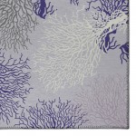 Indoor/Outdoor Seabreeze SZ3 Lavender Washable 1'8" x 2'6" Rug