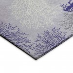 Indoor/Outdoor Seabreeze SZ3 Lavender Washable 2'3" x 7'6" Runner Rug