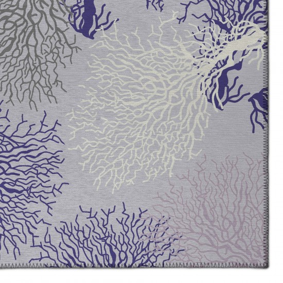 Indoor/Outdoor Seabreeze SZ3 Lavender Washable 5' x 7'6" Rug