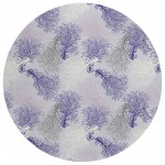 Indoor/Outdoor Seabreeze SZ3 Lavender Washable 8' x 8' Round Rug