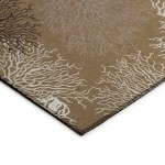 Indoor/Outdoor Seabreeze SZ3 Taupe Washable 1'8" x 2'6" Rug