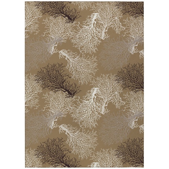 Indoor/Outdoor Seabreeze SZ3 Taupe Washable 3' x 5' Rug