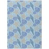 Indoor/Outdoor Seabreeze SZ4 Sky Washable 3' x 5' Rug