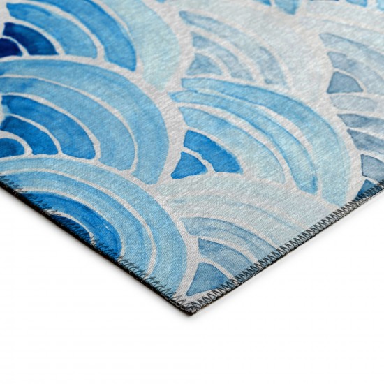 Indoor/Outdoor Seabreeze SZ5 Poolside Washable 1'8" x 2'6" Rug