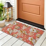 Indoor/Outdoor Seabreeze SZ6 Salmon Washable 1'8" x 2'6" Rug