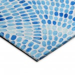 Indoor/Outdoor Seabreeze SZ7 Indigo Washable 1'8" x 2'6" Rug