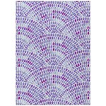 Indoor/Outdoor Seabreeze SZ7 Lavender Washable 10' x 14' Rug