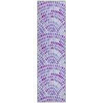 Indoor/Outdoor Seabreeze SZ7 Lavender Washable 2'3" x 7'6" Runner Rug