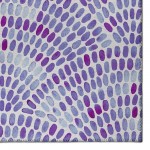 Indoor/Outdoor Seabreeze SZ7 Lavender Washable 2'3" x 7'6" Runner Rug
