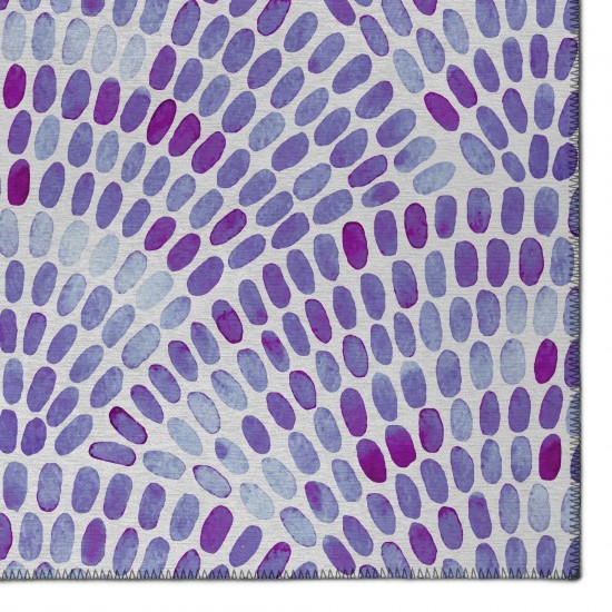 Indoor/Outdoor Seabreeze SZ7 Lavender Washable 2'3" x 7'6" Runner Rug