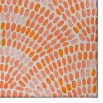 Indoor/Outdoor Seabreeze SZ7 Salmon Washable 3' x 5' Rug