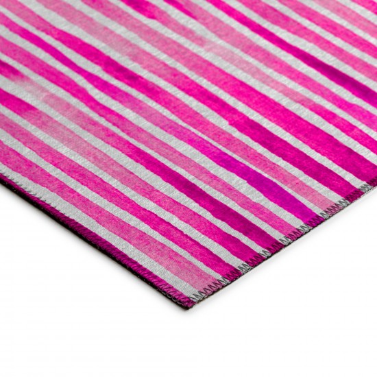 Indoor/Outdoor Seabreeze SZ8 Blush Washable 1'8" x 2'6" Rug