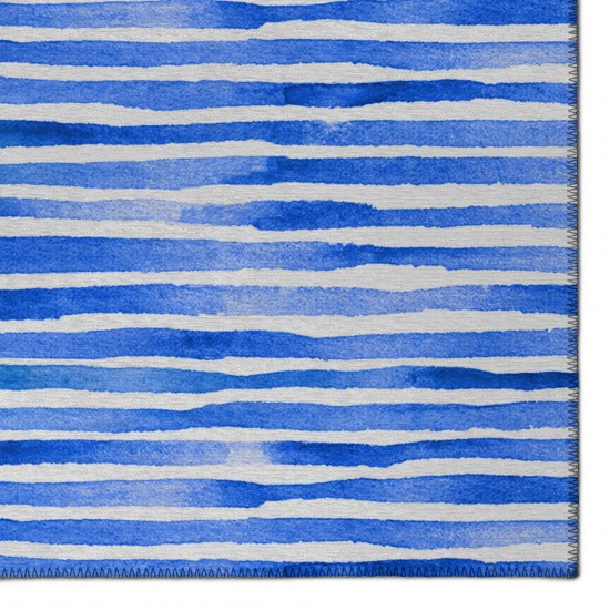 Indoor/Outdoor Seabreeze SZ8 Navy Washable 10' x 14' Rug