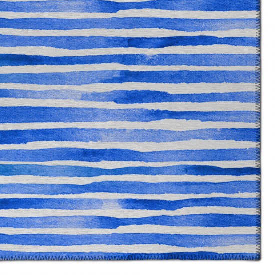 Indoor/Outdoor Seabreeze SZ8 Navy Washable 5' x 7'6" Rug