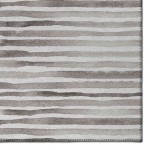 Indoor/Outdoor Seabreeze SZ8 Pewter Washable 8' x 10' Rug