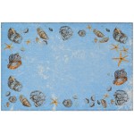 Indoor/Outdoor Seabreeze SZ9 Denim Washable 1'8" x 2'6" Rug