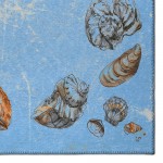 Indoor/Outdoor Seabreeze SZ9 Denim Washable 1'8" x 2'6" Rug