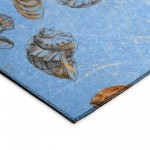 Indoor/Outdoor Seabreeze SZ9 Denim Washable 1'8" x 2'6" Rug