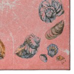 Indoor/Outdoor Seabreeze SZ9 Salmon Washable 8' x 10' Rug