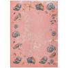 Indoor/Outdoor Seabreeze SZ9 Salmon Washable 9' x 12' Rug