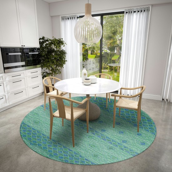 Indoor/Outdoor Sedona SN1 Irish Washable 10' x 10' Round Rug