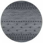 Indoor/Outdoor Sedona SN1 Midnight Washable 10' x 10' Round Rug