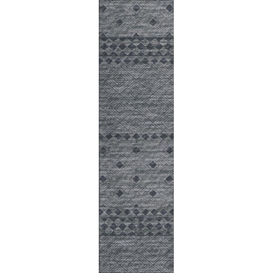 Indoor/Outdoor Sedona SN1 Midnight Washable 2'3" x 7'6" Runner Rug