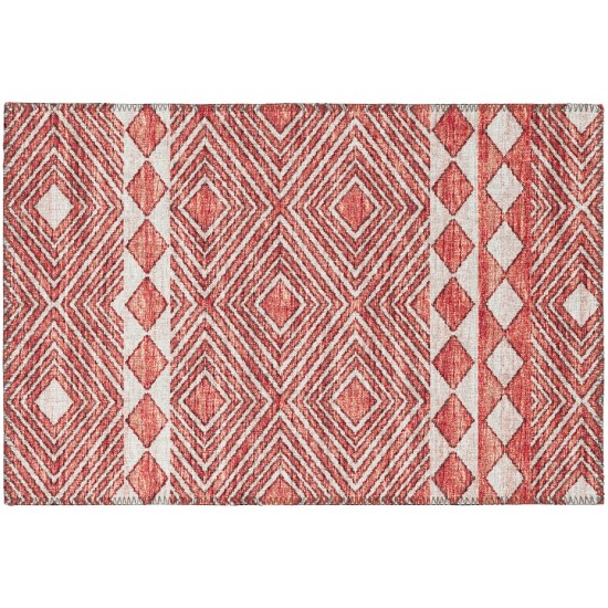 Indoor/Outdoor Sedona SN1 Paprika Washable 1'8" x 2'6" Rug