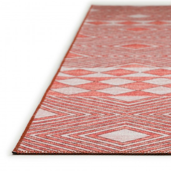 Indoor/Outdoor Sedona SN1 Paprika Washable 10' x 14' Rug