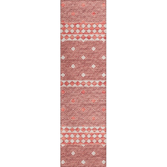 Indoor/Outdoor Sedona SN1 Paprika Washable 2'3" x 7'6" Runner Rug