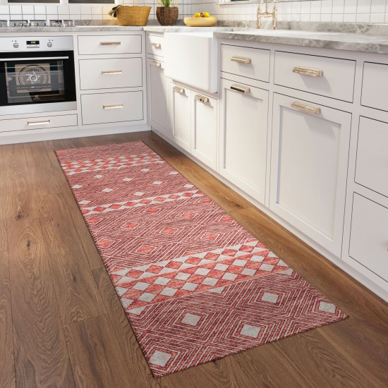 Indoor/Outdoor Sedona SN1 Paprika Washable 2'3" x 7'6" Runner Rug