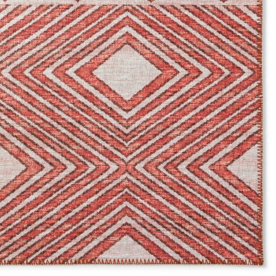 Indoor/Outdoor Sedona SN1 Paprika Washable 6' x 6' Round Rug