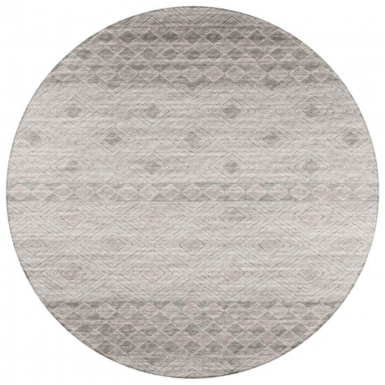 Indoor/Outdoor Sedona SN1 Sage Washable 10' x 10' Round Rug