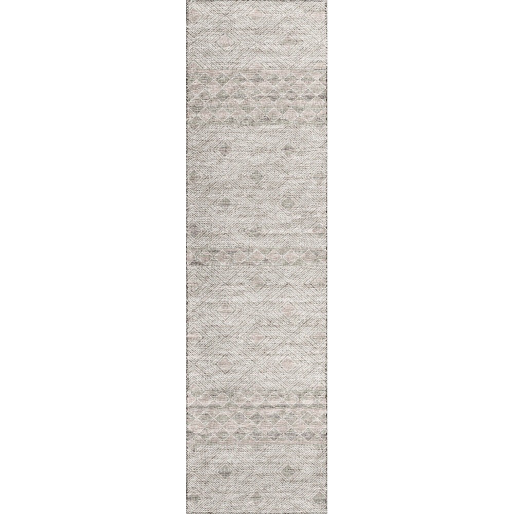 Indoor/Outdoor Sedona SN1 Sage Washable 2'3" x 10' Runner Rug