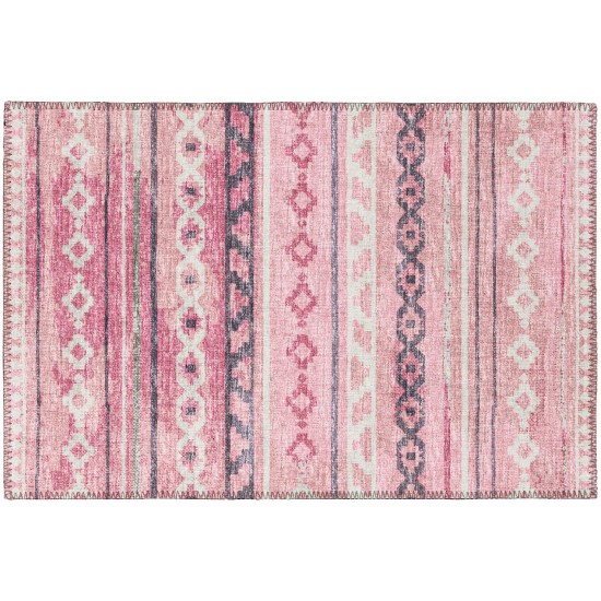 Indoor/Outdoor Sedona SN10 Blush Washable 1'8" x 2'6" Rug